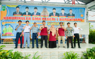 Suara Demokrasi Pemilihan Ketua dan Wakil Ketua OSIS Periode 2025–2026 SMK Negeri 1 Bangkinang