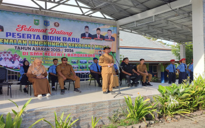 Semangat Hari Pertama MPLS 2025 di SMK Negeri 1 Bangkinang!